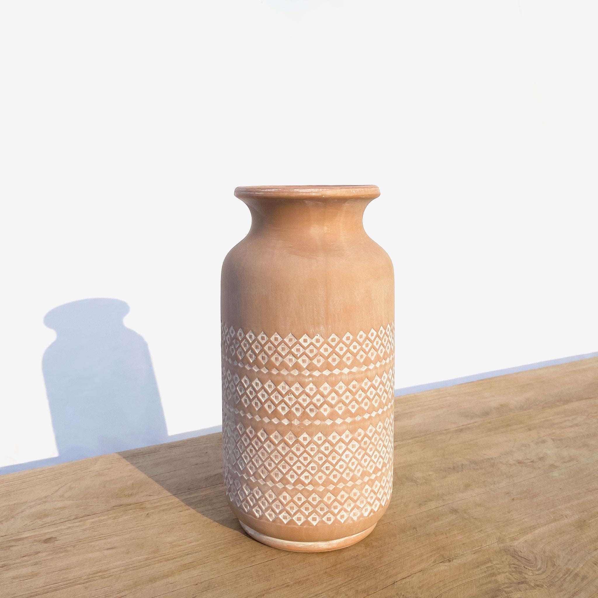 花紋陶瓷花樽 & 花盆 | Ceramic carved vase & planter